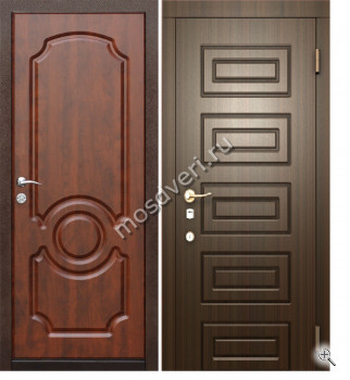 Металлическая дверь с МДФ - купить от производителя Мосдвери Металлическая дверь с МДФ