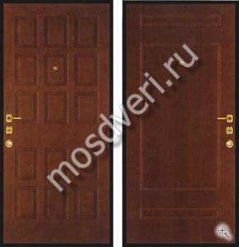 Металлическая дверь для квартиры с отделкой МДФ - купить от производителя Мосдвери Металлическая дверь для квартиры с отделкой МДФ