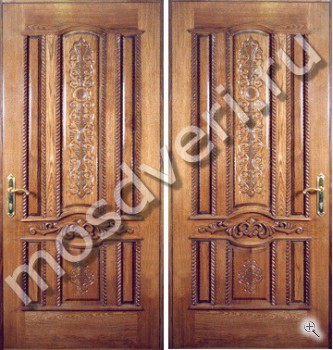 Входная эксклюзивная дверь с резной отделкой из массива дуба - купить от производителя Мосдвери Входная эксклюзивная дверь с резной отделкой из массива дуба
